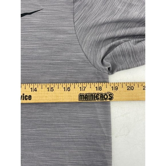 Nike Dri-Fit Men's Gray 1/4 Zip Jacket Pullover Golf Sweatshirt Size S - Picture 7 of 10